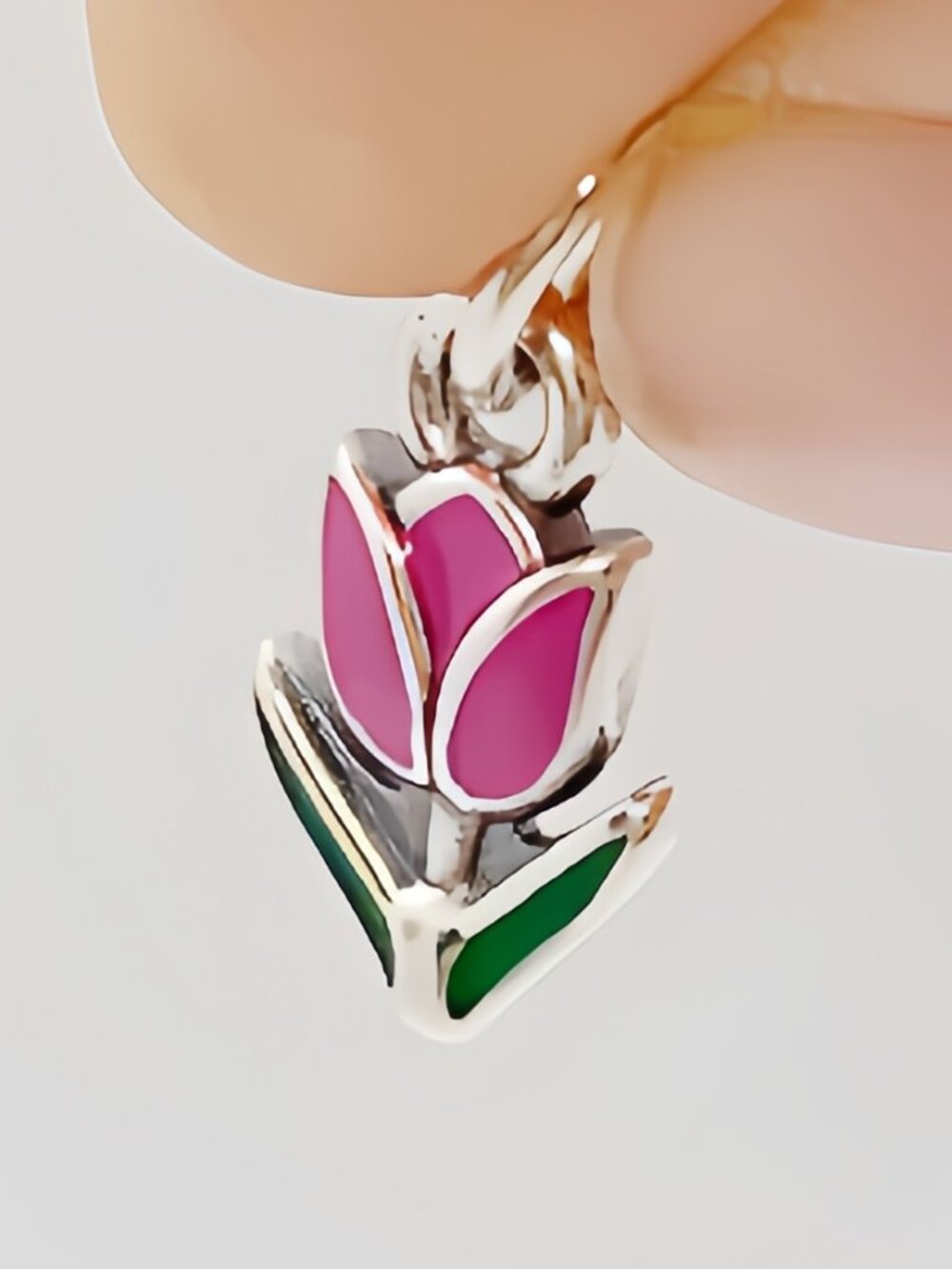 James Avery Enamel Mini Tulip Charm